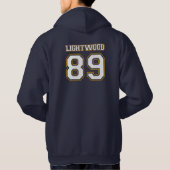 Angels Logo - Lightwood 89 Mannen Hoodie (Achterkant)