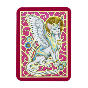 Angels loopt op 4 poten Premium Magnet Magneet