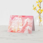 Angels lopen altijd naast ons pastel wenskaart kaart (Gele Bloem)