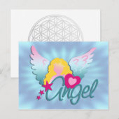 Angels Love Briefkaart (Voorkant / Achterkant)