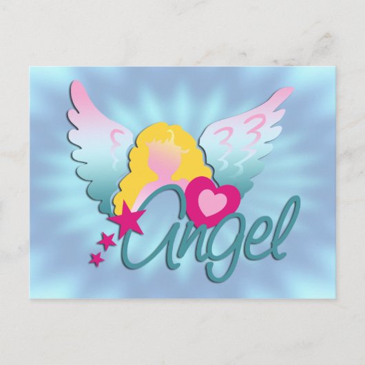 Angels Love Briefkaart (Voorkant)