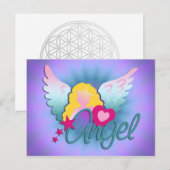 Angels Love Briefkaart (Voorkant / Achterkant)