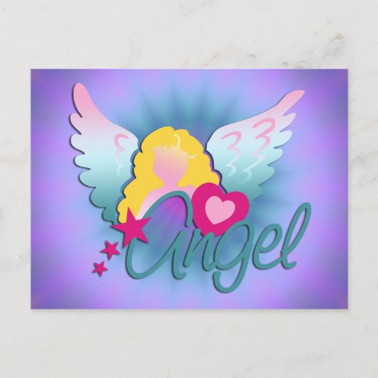 Angels Love Briefkaart (Voorkant)