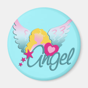 Angels Love   cyaan Magneet