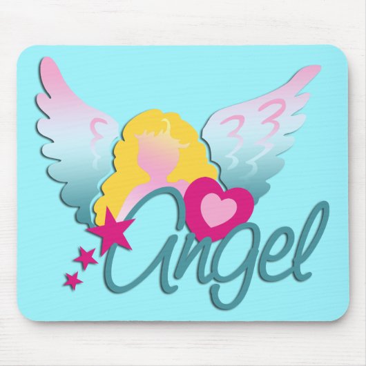 Angels Love | cyaan Muismat (Voorkant)