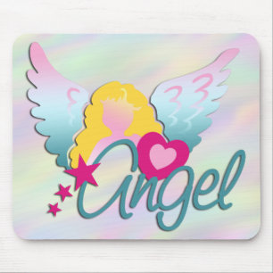 Angels Love lichtgekleurd Muismat