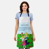 Angels Love Mam All-Over Print Apron Schort (Gedragen)