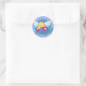 Angels Love Ronde Sticker (Tas)