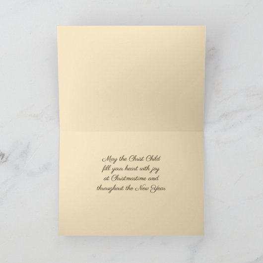 Angels' Lullaby Feestdagen Kaart (Binnen)