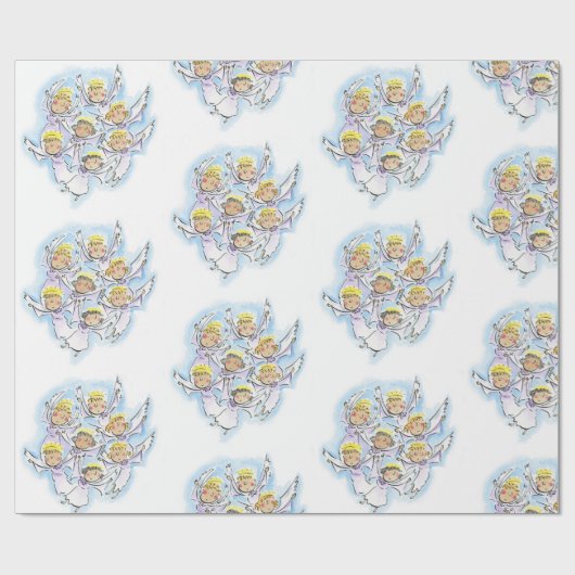 Angels Magnet Cadeaupapier (Vlak)