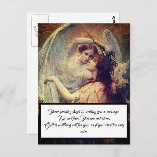 Angels Message briefkaart (Voorkant / Achterkant)