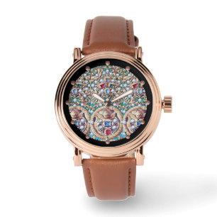 ANGELS MET ANTIEK JEWELS, GEMSTONES, PEARLS HORLOGE