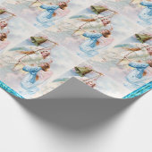  Angels met betonpapier Cadeaupapier (Hoek)