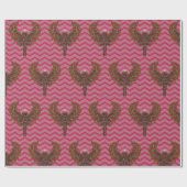 Angels met de Amour of God Kerstmis Cadeaupapier (Vlak)