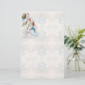 Angels met gebell Stationery Briefpapier (Staand voorkant)