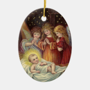 Angels met Jezus Keramische versiering Keramisch Ornament