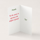 Angels met jou bij kerstWaterverf Art Kaart (Binnen)