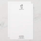 Angels met pols briefpapier (Voorkant / Achterkant)