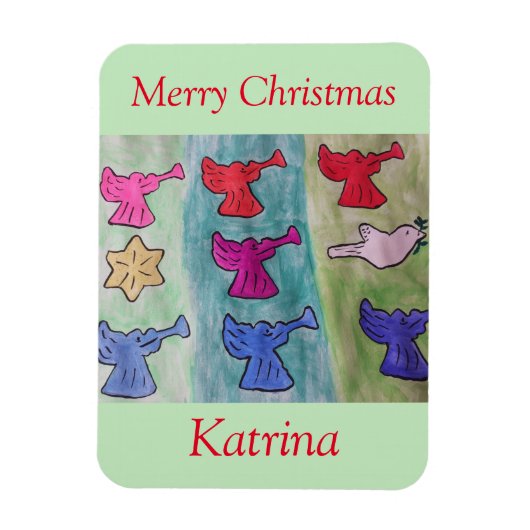 Angels met Trumpets Flexibel Magneet (Verticaal)