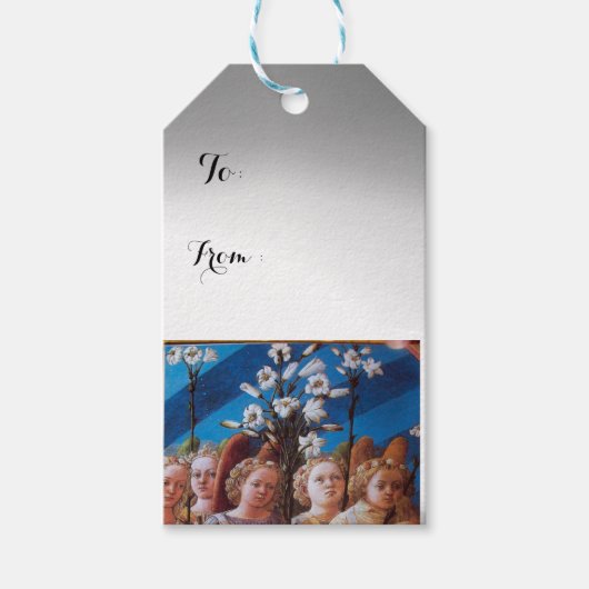 ANGELS MET WITTE LIL CADEAULABEL (Voorkant)