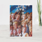 ANGELS MET WITTE LIL FEESTDAGEN KAART (Voorkant)