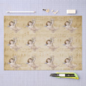  Angels Musical Notes Sheet Tissue Paper Tissuepapier (Craft)