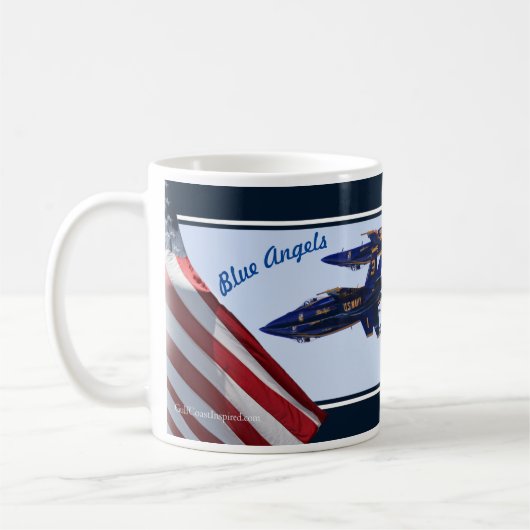 Angels Navy Jets F/A-18 E/F Super Hornets Coffee Koffiemok (Links)