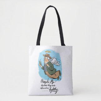 Angel's Neem zichzelf lichtjes zak Tote Bag
