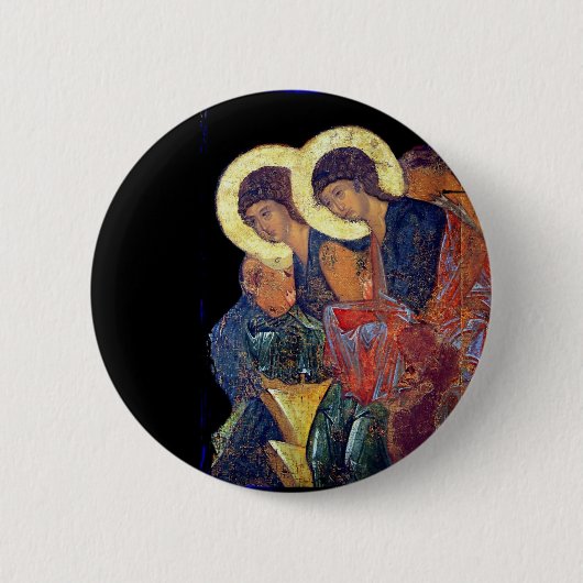 Angels of Annunciation Ronde Button 5,7 Cm (Voorkant)