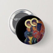 Angels of Annunciation Ronde Button 5,7 Cm (Voorkant /achterkant)
