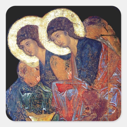 Angels of Annunciation Vierkante Sticker (Voorkant)