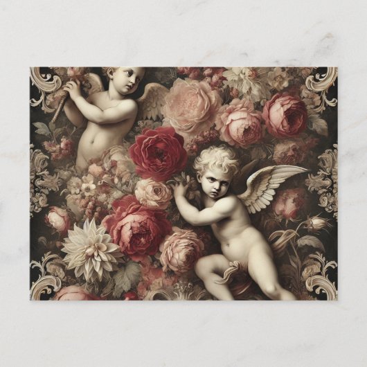 Angels of Discord - Gotisch Victoriaans Feestdagenkaart (Voorkant)