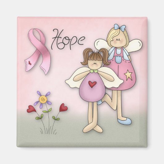 Angels of Hope borstkankerbewustzijn Magneet (Voorkant)