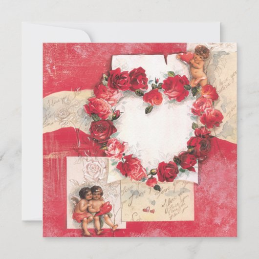 Angels of love feestdagenkaart (Voorkant)