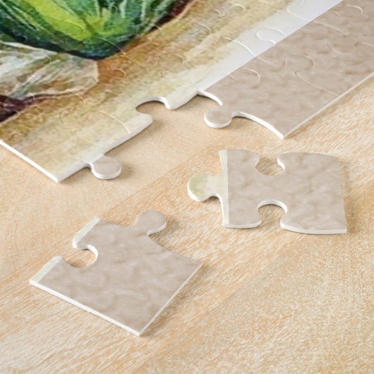 Angels omringend Baby Jezus en Mary Legpuzzel (Zijkant)