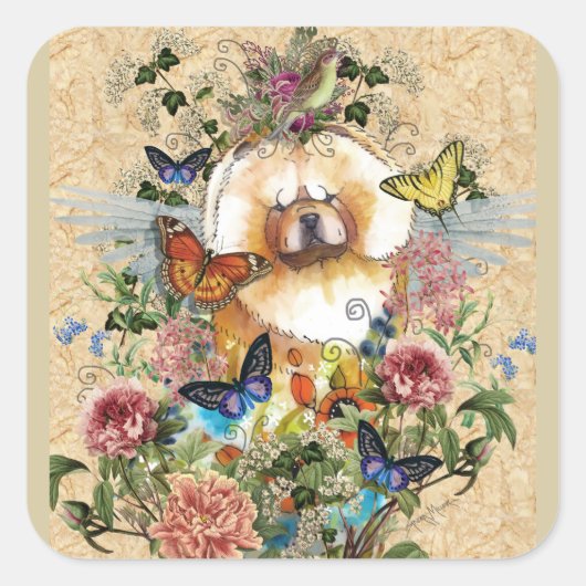 ANGELS ONDER ONS Chow stickers 2 maten (Voorkant)