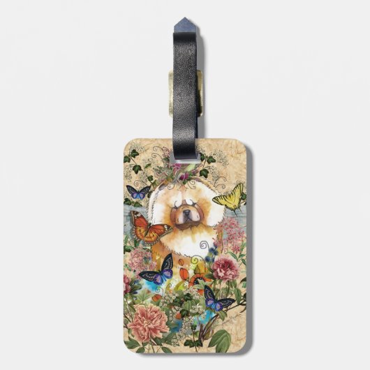 ANGELS ONDER US Chow bagagelabel (Achterkant verticaal)