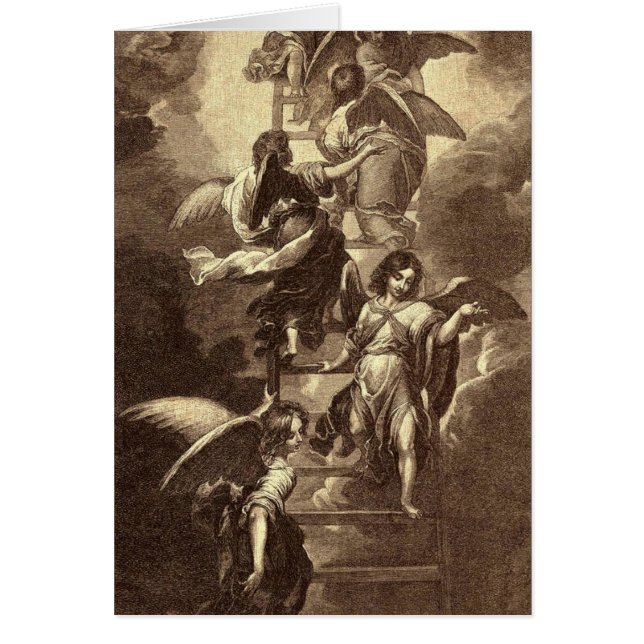 Angels op een Keltische Ladder (Voorkant)