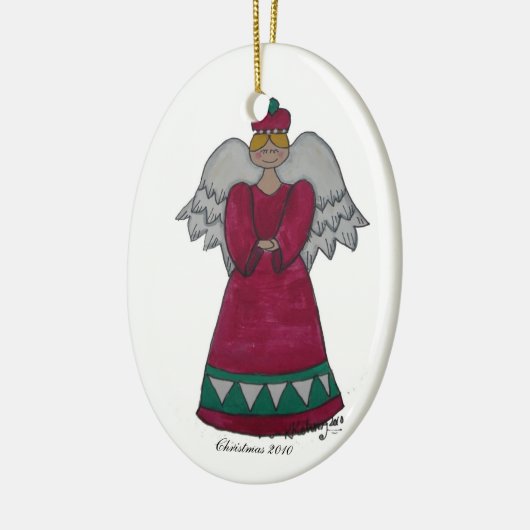 Angels op High Keramisch Ornament (Links)