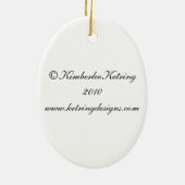 Angels op High Keramisch Ornament (Achterkant)