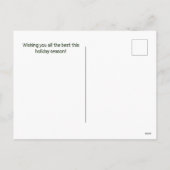 Angels op tekst met hoge gedecorbeerde structuur feestdagenkaart (Achterkant)