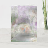 Angel's Pathway Feestdagen Kaart (Voorkant)