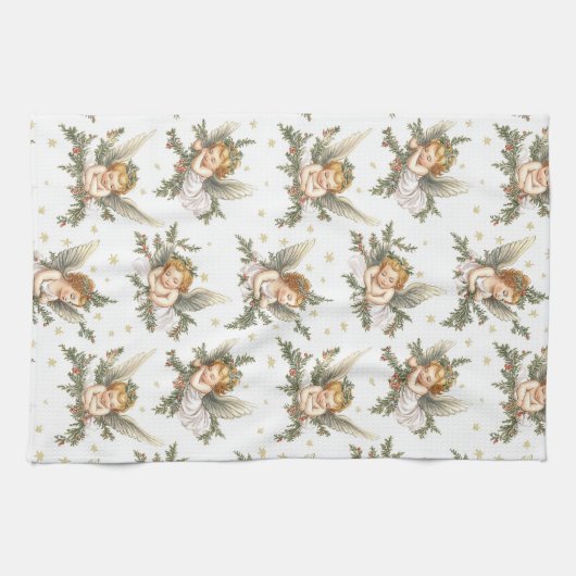 Angels Pattern Theedoek (Horizontaal)