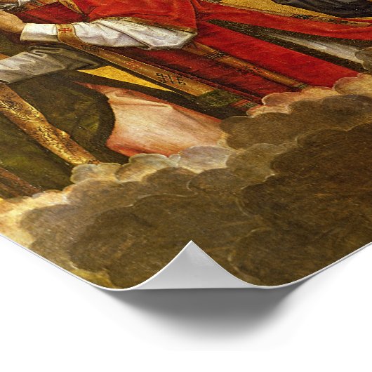 Angels Playing Musical Instruments Poster (Hoek)