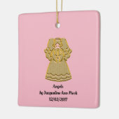 Angels Poetry Keramisch Ornament (Links)