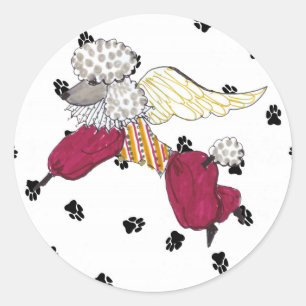 Angels Poodle Sticker van Gulliver