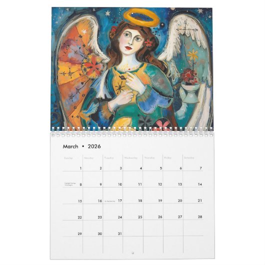 Angels Power 2026 Kalender (Mar 2026)
