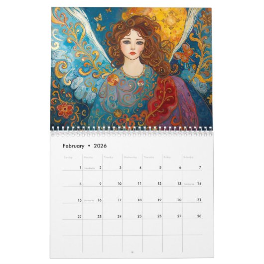 Angels Power 2026 Kalender (Feb 2026)