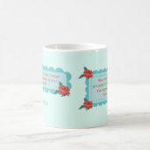 Angels Quote Psalm 91:11 Monogram Tea Koffiemok (Center)