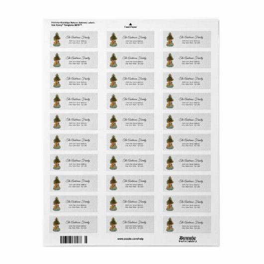  Angels Return Address Label (Full Sheet)